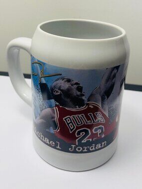 23 Michael Jordan Commemorative Tankard Upper Deck Mug NBA Co. 1997